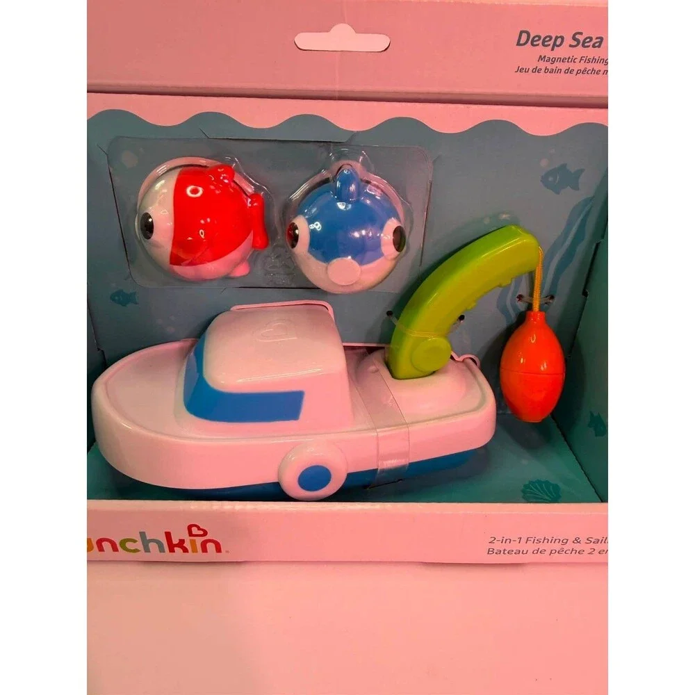 Munchkin Deep Sea Fishin’ Magnetic Bath Toy Set – 24 Months+